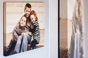 Fotoplátno-Zavesený foto obraz na stene s detailom priliehavosti k stene