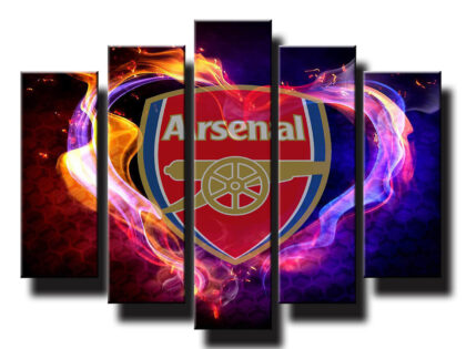 5 dielny obraz na stenu Arsenal