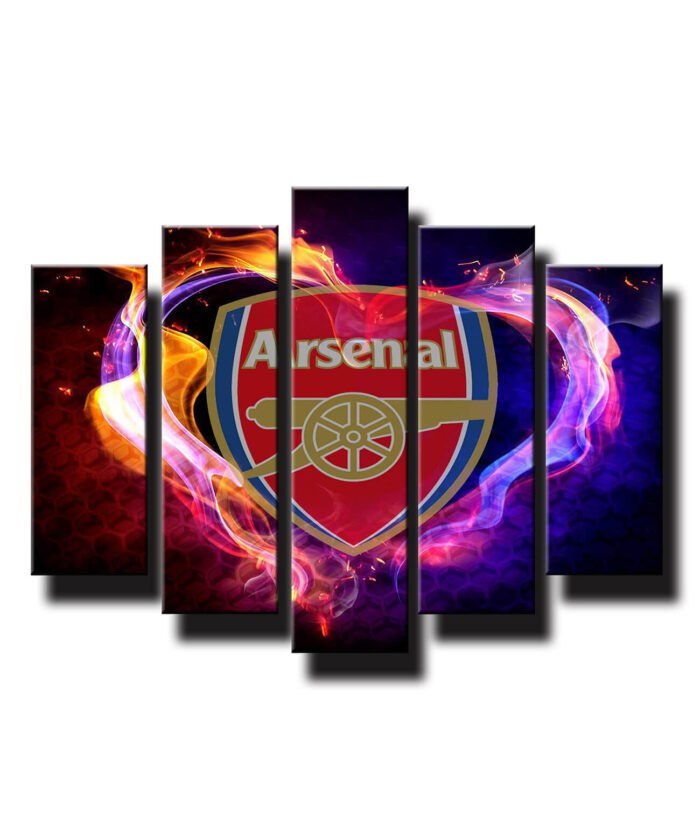5 dielny obraz na stenu Arsenal