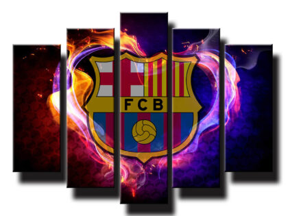 5 dielny obraz na stenu Fc Barcelona