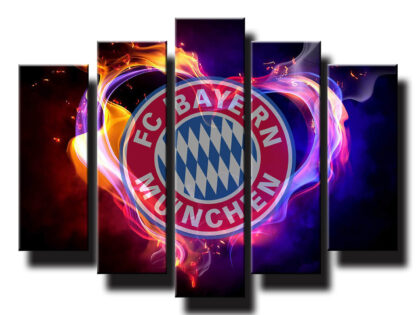 5 dielny obraz na stenu Bayern München