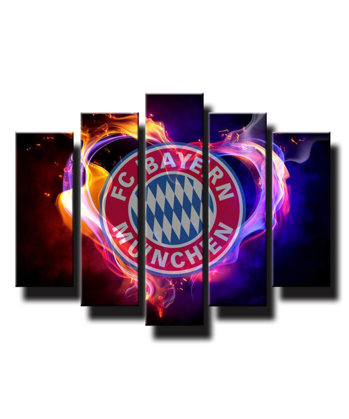 5 dielny obraz na stenu Bayern München