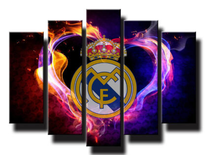5 dielny obraz na stenu Real Madrid