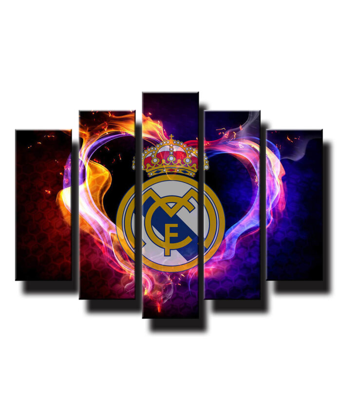 5 dielny obraz na stenu Real Madrid