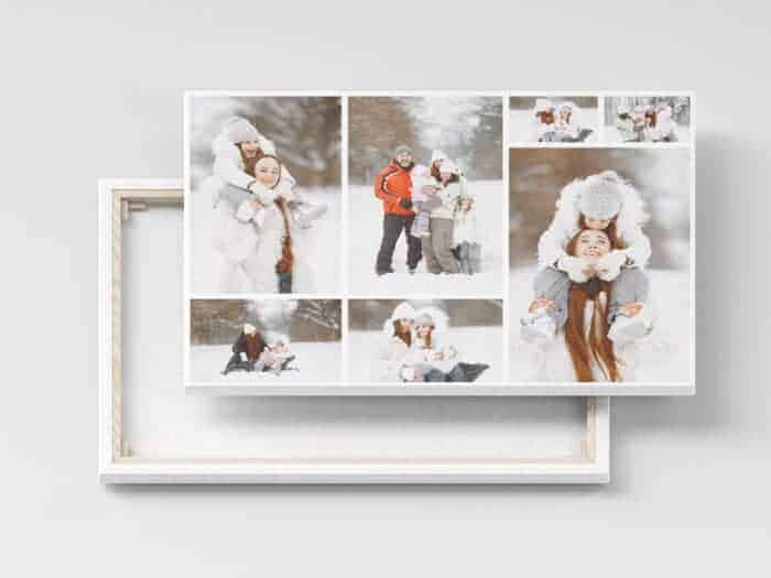 Koláž na plátne z vlastných fotiek, fotky na platno v koláži-kolaž na plátno z fotky