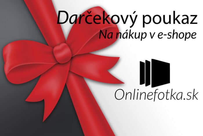 Darčekový poukaz na nákup v sehope Onlinefotka.sk - Zlava na nákup