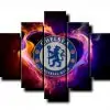 5 dielny obraz na stenu Chelsea FC