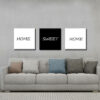 home sweet home produktova ukazka obrazu na platno onlinefotka.sk