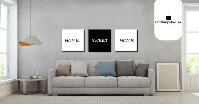 home sweet home produktova ukazka obrazu na platno onlinefotka.sk