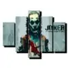 5 dielny obraz na stenu Joker s nápisom