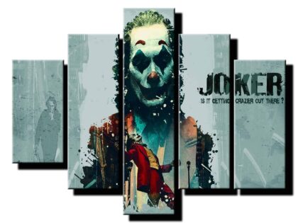 5 dielny obraz na stenu Joker s nápisom