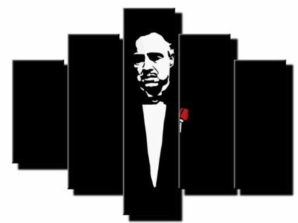 5 dielny obraz na stenu Krstný Otec