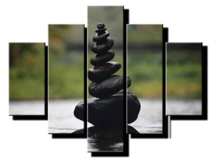 päť dielny obraz na stenu-viac dielny obraz na stenu-onlinefotka.sk feng shui kamene