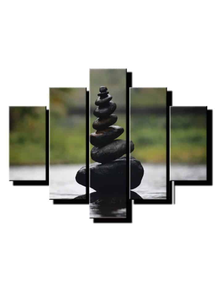 päť dielny obraz na stenu-viac dielny obraz na stenu-onlinefotka.sk feng shui kamene