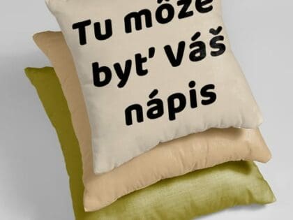 Vankúš s nápisom-Vankúse s vlastným napisom-Vankúš s textom-Vankúšik s vlastným textom-Onlinefotka.sk