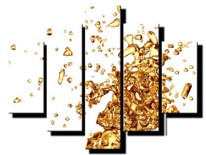 5 dielny obraz abstrktny detail napoja-Viac dielny obraz-Moderne obrazy na stenu-Obraz na stenu