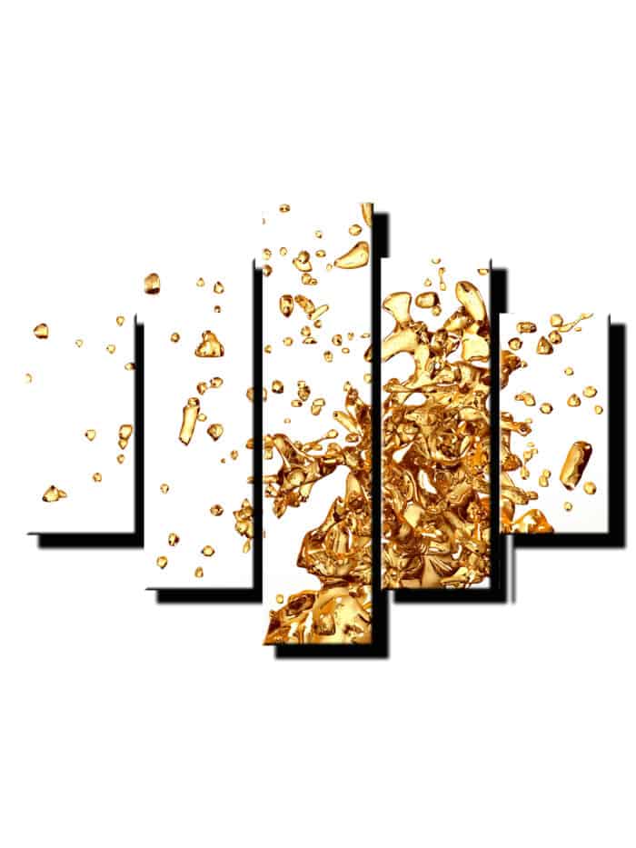 5 dielny obraz abstrktny detail napoja-Viac dielny obraz-Moderne obrazy na stenu-Obraz na stenu