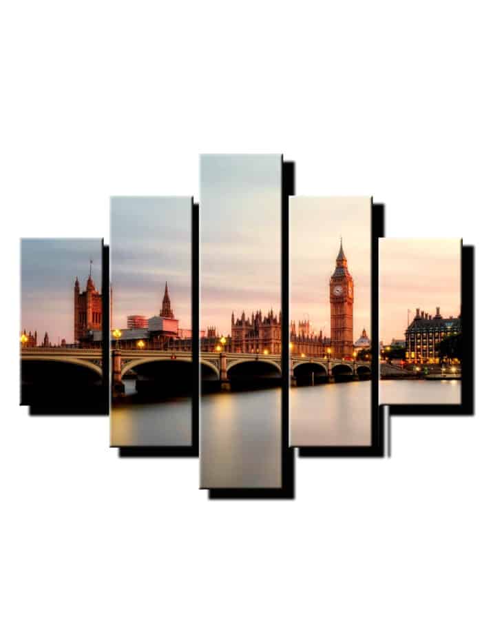 5 dielny obraz na stenu Londýn-viac dielny obraz-onlinefotka