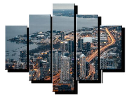 5 dielny obraz na stenu Toronto-viac dielny obraz-onlinefotka