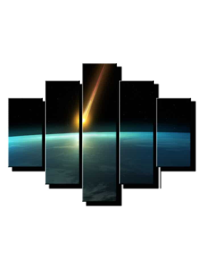 5 dielny obraz na stenu asteroid-viac dielny obraz-onlinefotka