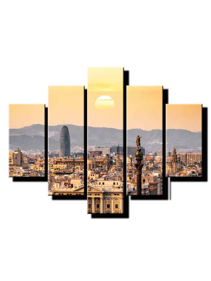 5 dielny obraz na stenu barcelona-viac dielny obraz-onlinefotka