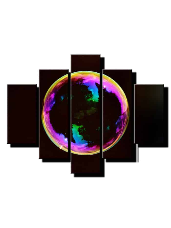5 dielny obraz na stenu bublina-viac dielny obraz-onlinefotka