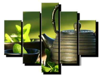 5 dielny obraz na stenu cajnik feng shui-viac dielny obraz-onlinefotka