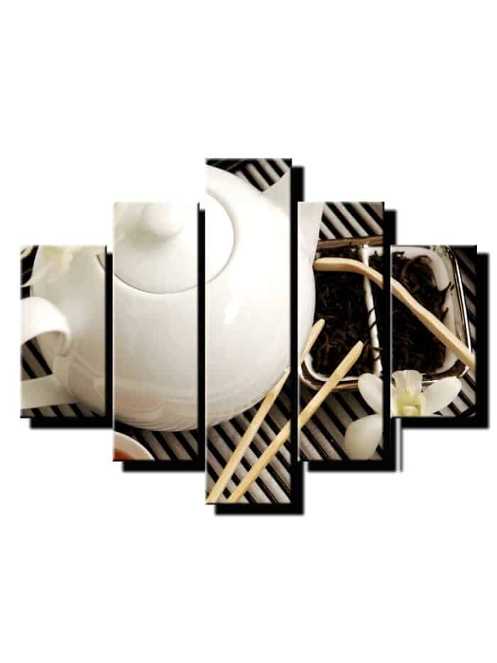 5 dielny obraz na stenu cajnik s klincekmi-viac dielny obraz-onlinefotka