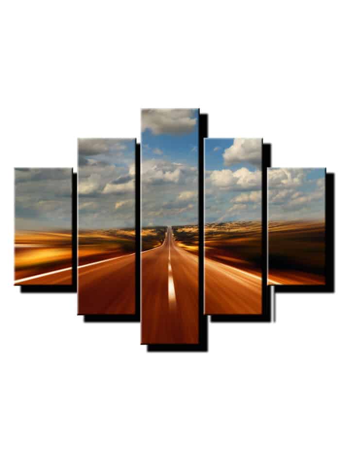 5 dielny obraz na stenu cesta-viac dielny obraz-onlinefotka