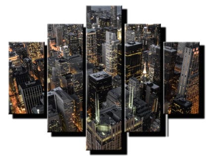 5 dielny obraz na stenu chicago-viac dielny obraz-onlinefotka