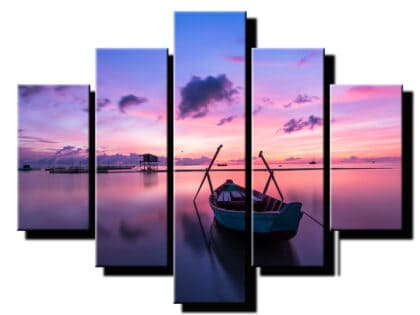 5 dielny obraz na stenu cln na jazere -viac dielny obraz-onlinefotka
