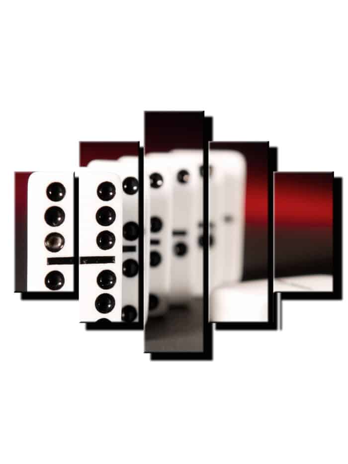 5 dielny obraz na stenu domino-viac dielny obraz-onlinefotka