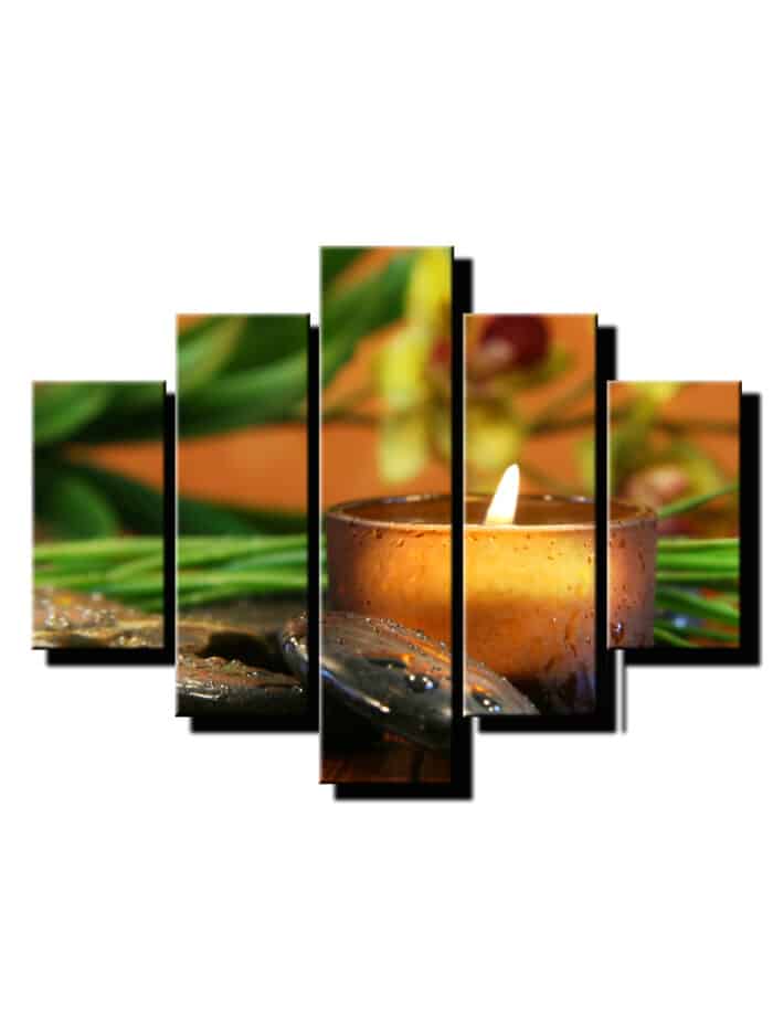 5 dielny obraz na stenu feng shui sviecka-Viac dielne obrazy-Onlinefotka