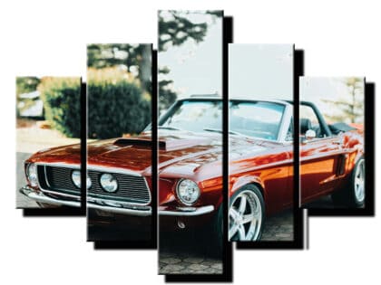 5 dielny obraz na stenu ford mustang-viac dielny obraz-onlinefotka