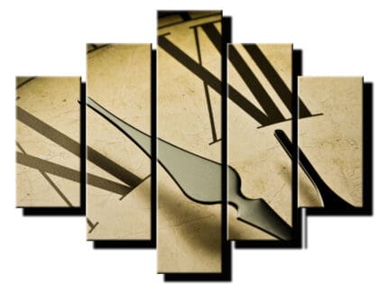 5 dielny obraz na stenu hodiny feng shui-viac dielny obraz-onlinefotka