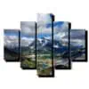 5 dielny obraz na stenu horske jazero-viac dielny obraz-onlinefotka