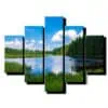 5 dielny obraz na stenu horske jazero-viac dielny obraz-onlinefotka