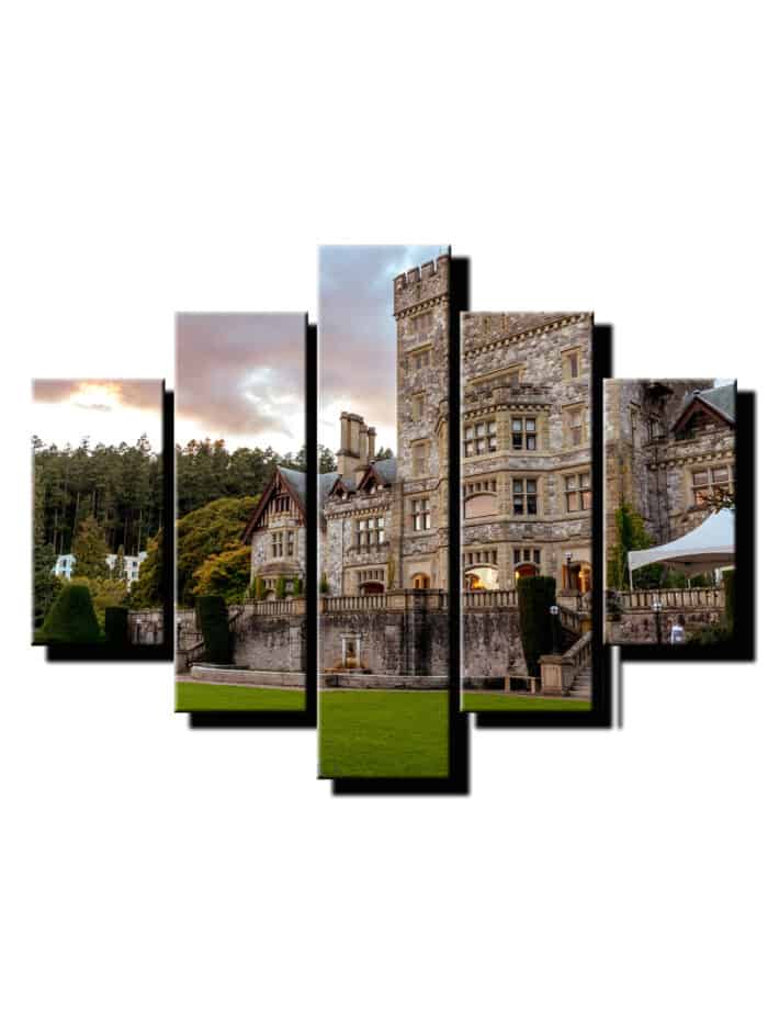 5 dielny obraz na stenu hrad-viac dielny obraz-onlinefotka