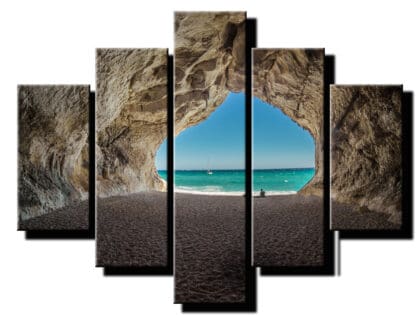 5 dielny obraz na stenu jaskyna a ocean-viac dielny obraz-onlinefotka