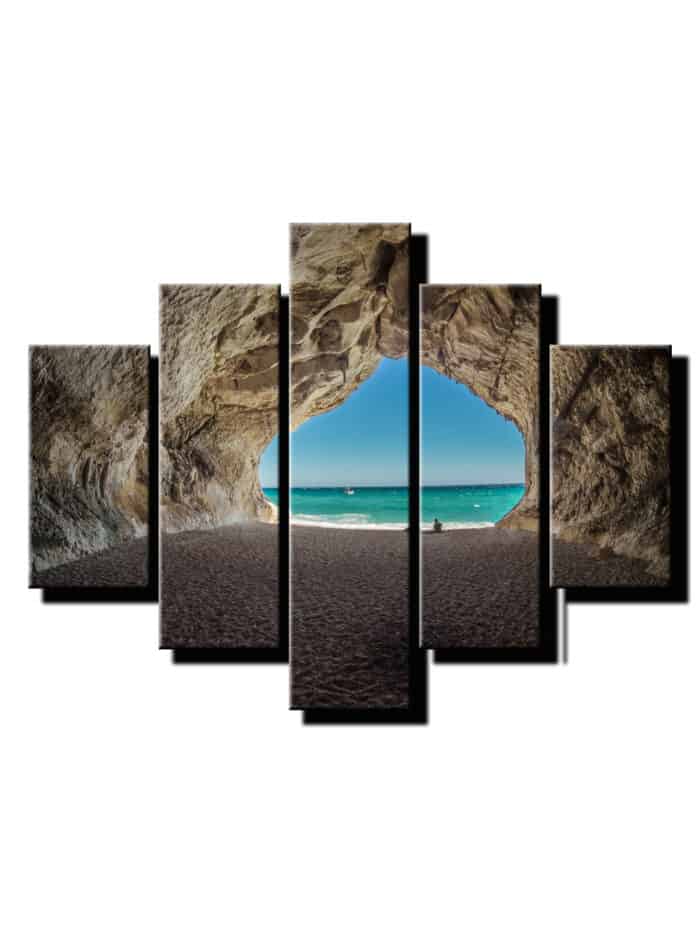 5 dielny obraz na stenu jaskyna a ocean-viac dielny obraz-onlinefotka