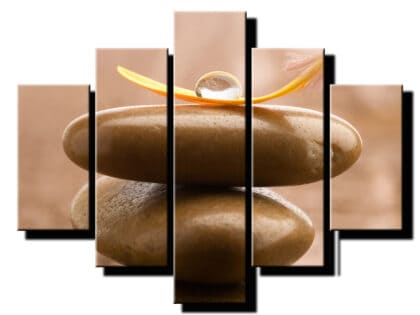 5 dielny obraz na stenu kamen feng shui-Viac dielne obrazy-Onlinefotka