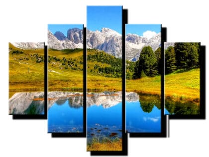 5 dielny obraz na stenu kopce-viac dielny obraz-onlinefotka