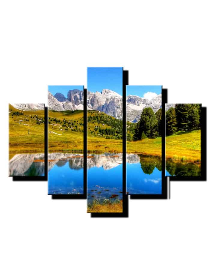 5 dielny obraz na stenu kopce-viac dielny obraz-onlinefotka