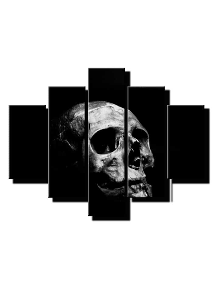 5 dielny obraz na stenu lebka-viac dielny obraz-onlinefotka
