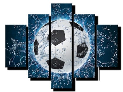 5 dielny obraz na stenu lopta-viac dielny obraz-onlinefotka