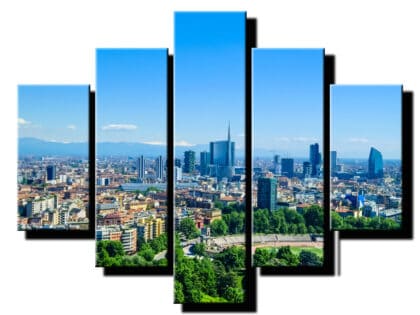 5 dielny obraz na stenu milano-viac dielnny obraz-onlinefotka