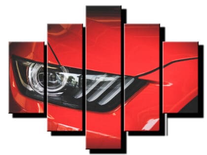 5 dielny obraz na stenu mustang-viac dielny obraz-onlinefotka