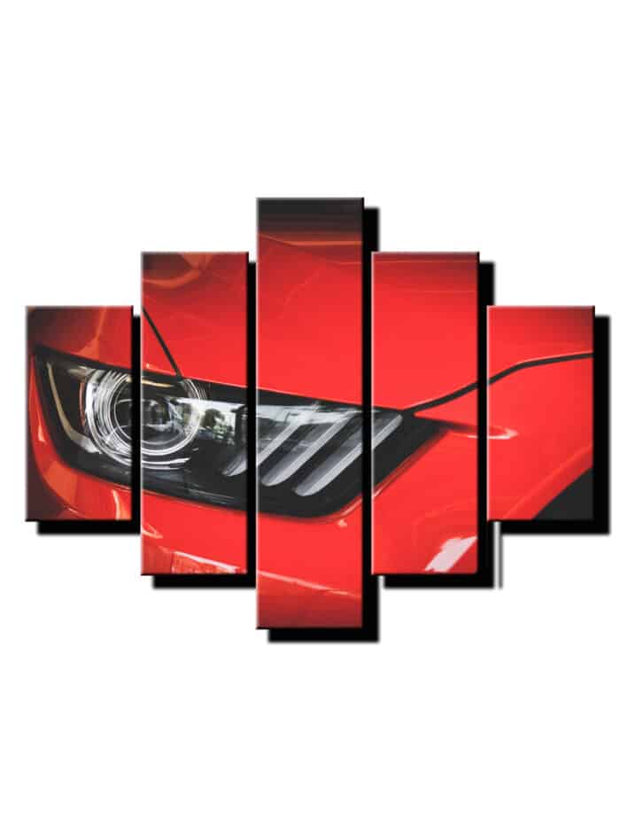 5 dielny obraz na stenu mustang-viac dielny obraz-onlinefotka