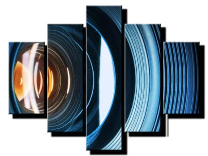 5 dielny obraz na stenu objektiv-viac dielny obraz-onlinefotka