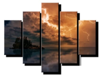 5 dielny obraz na stenu ostrov-viac dielny obraz-onlinefotka